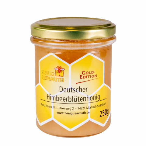 Deutscher Himbeerblütenhonig Gold Edition