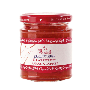 Grapefruit-Granatapfel Fruchtaufstrich