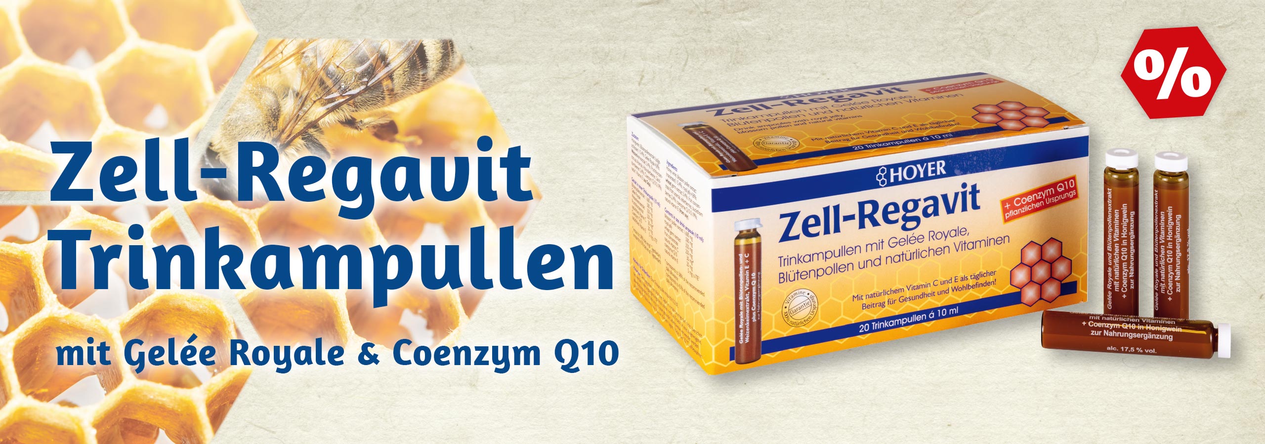 Jetzt im Angebot: Zell-Regavit Trinkampullen