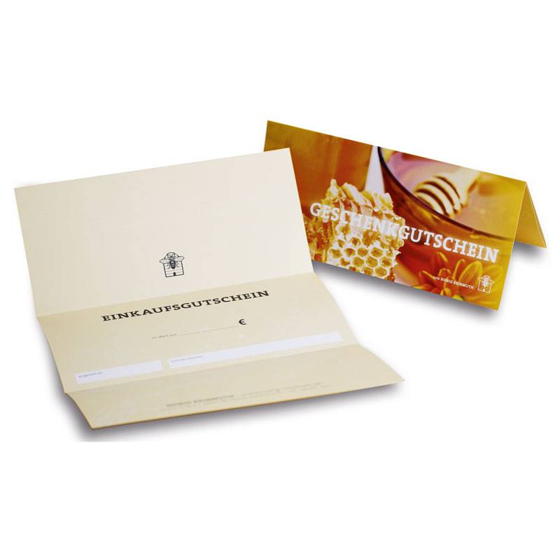Eine Freude machen mit dem Geschenkgutschein von HONIG REINMUTH. Der HONIG REINMUTH Geschenkgutschein