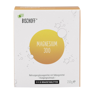 Magnesium 300 mit Vitaminen  des B-Komplexes 30 Brausetabletten