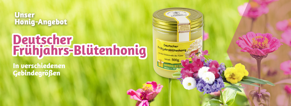 Unsere Honigangebot: Deutscher Frühjahrsblütenhonig