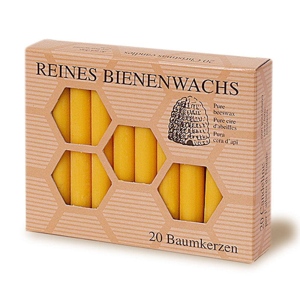 Christbaumkerzen aus Bienenwachs Christbaumkerzen aus Bienenwachs