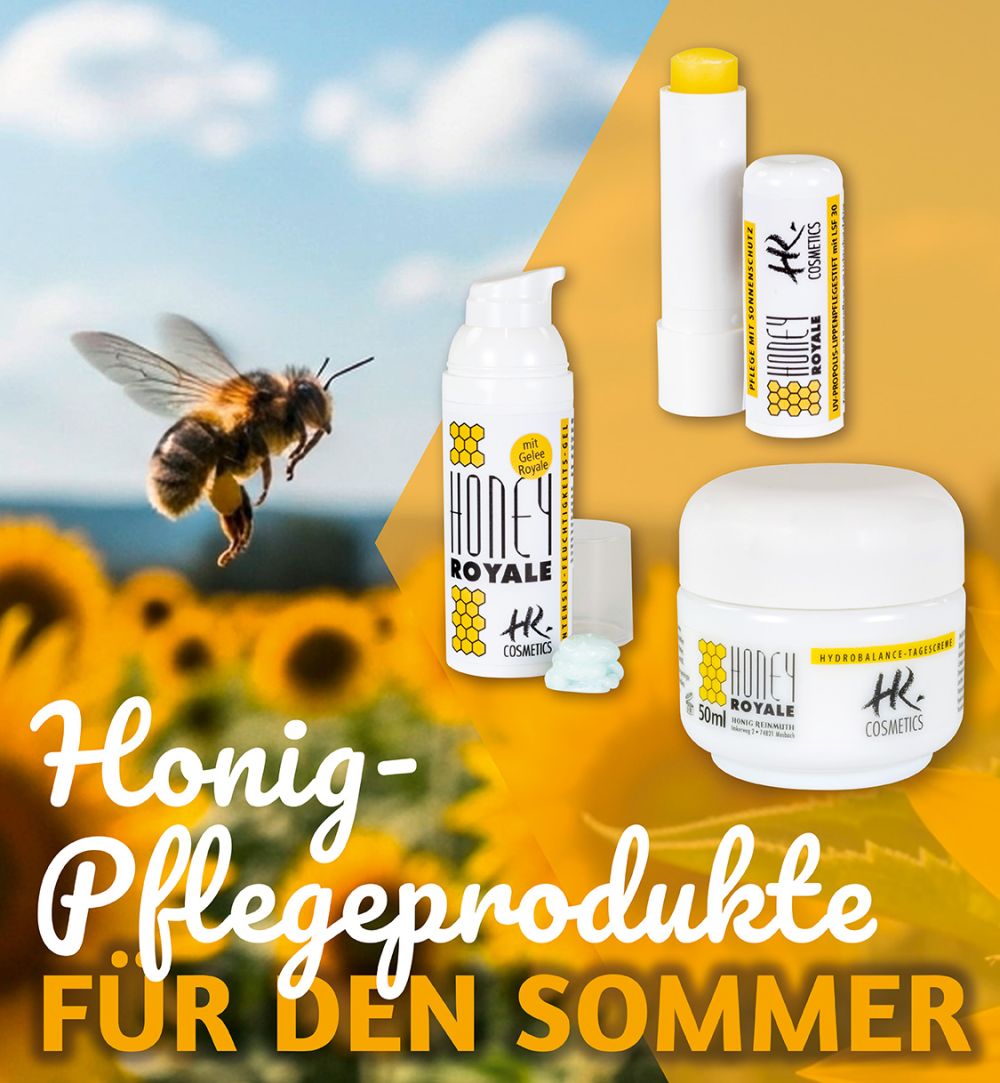 Honig-Pflegeprodukte für den Sommer