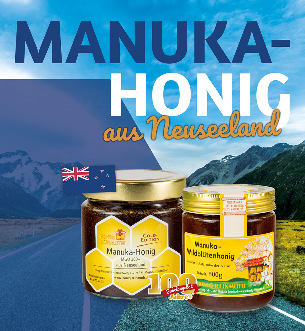 Manuka-Honig aus Neuseeland