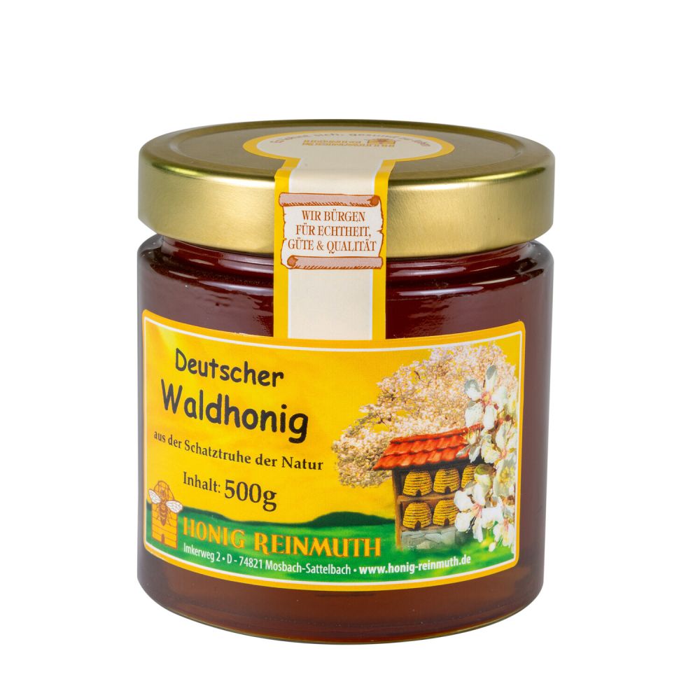 Deutscher Waldhonig im 500g Glas