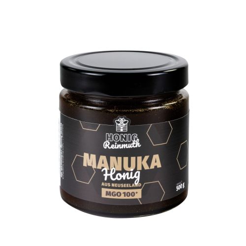 Manuka-Honig 100+ im lichtundurchlässigem 500g Glas
