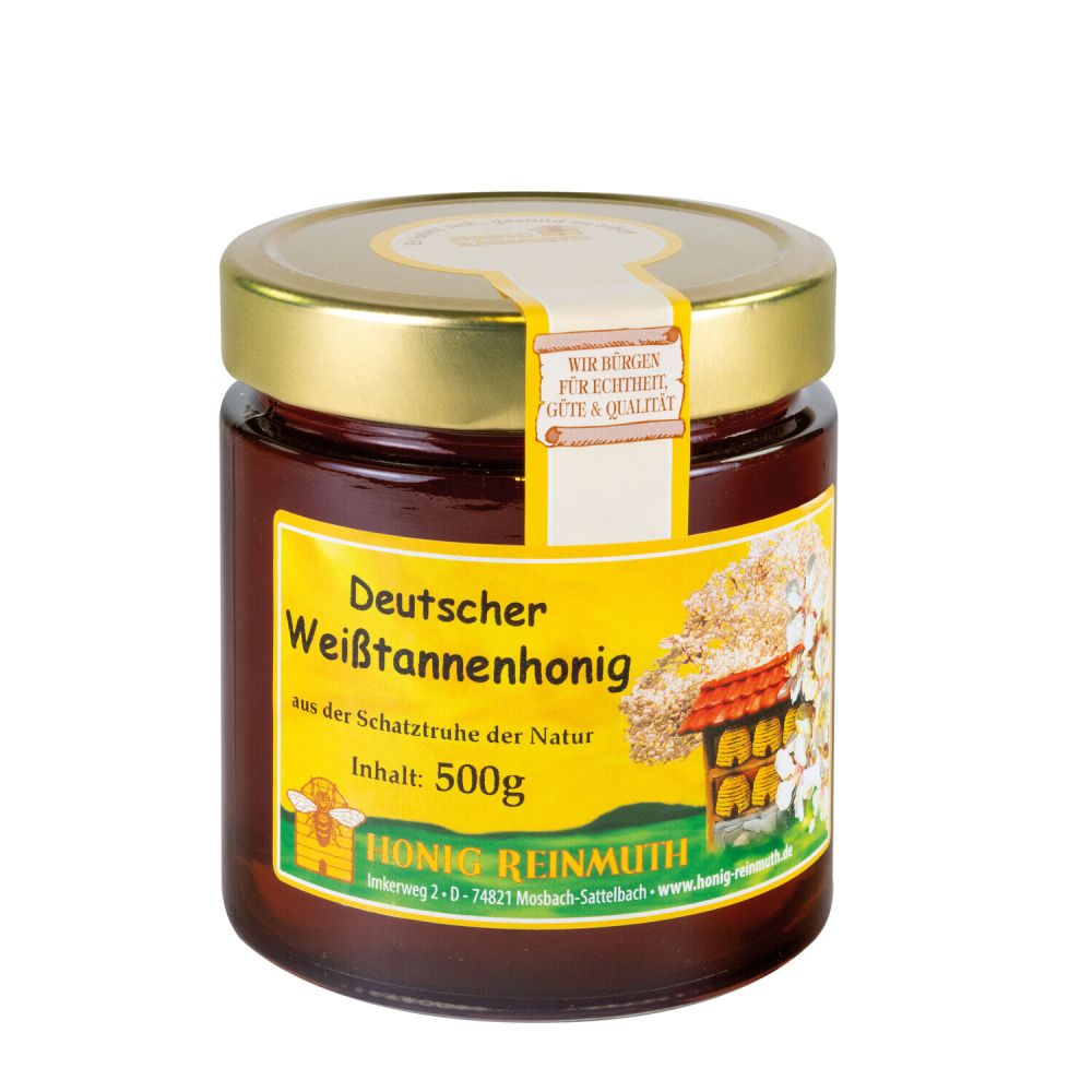 Deutscher Weißtannenhonig im 500g Glas