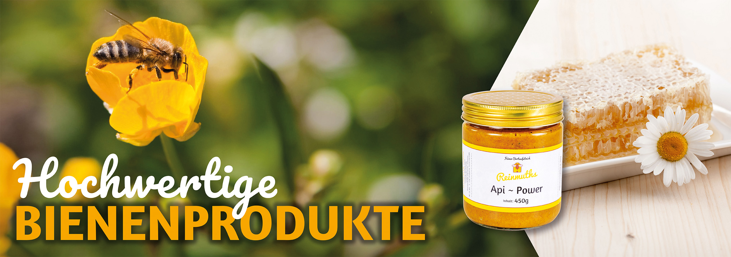 Hochwertige Bienenprodukte im Angebot