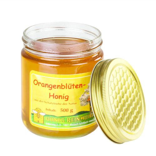 Orangenblütenhonig im 500g Glas