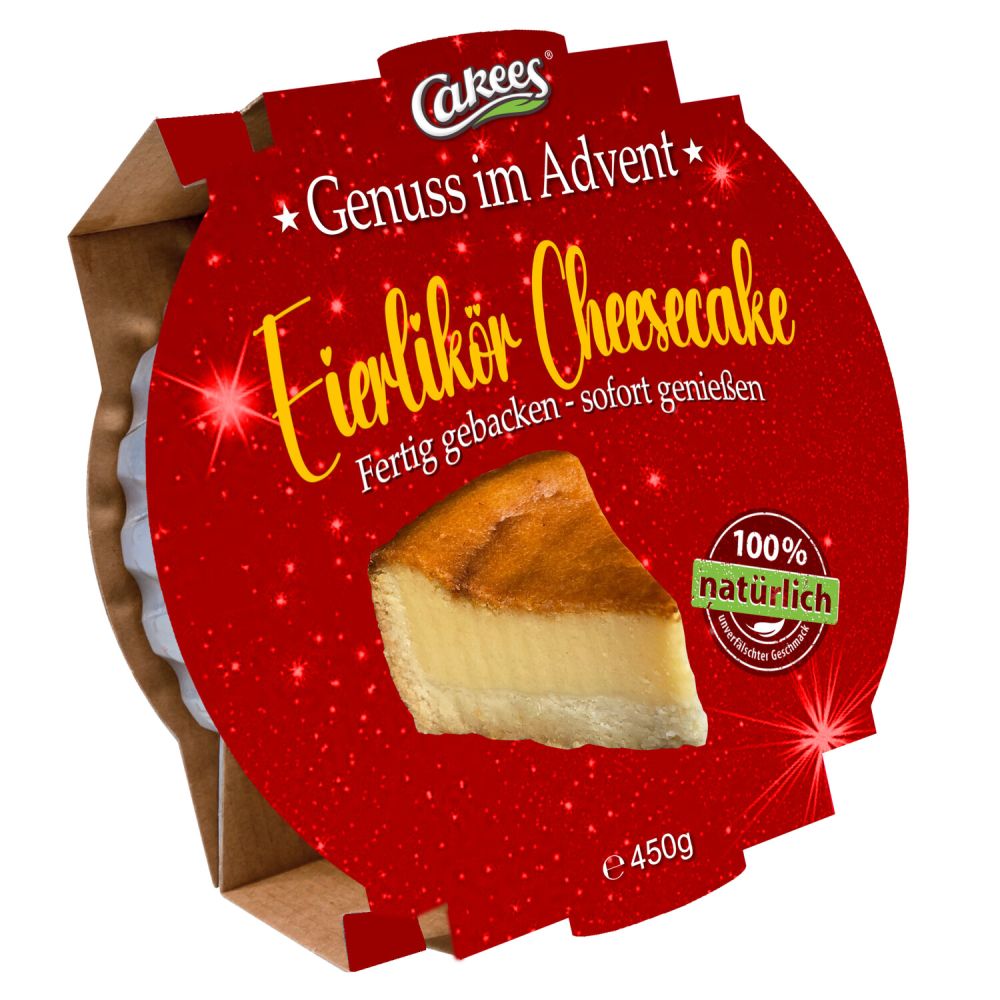 Eierlikörkuchen im Karton