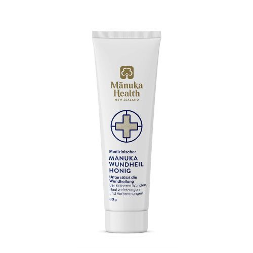 Tube mit Manuka Health Wundheilhonig