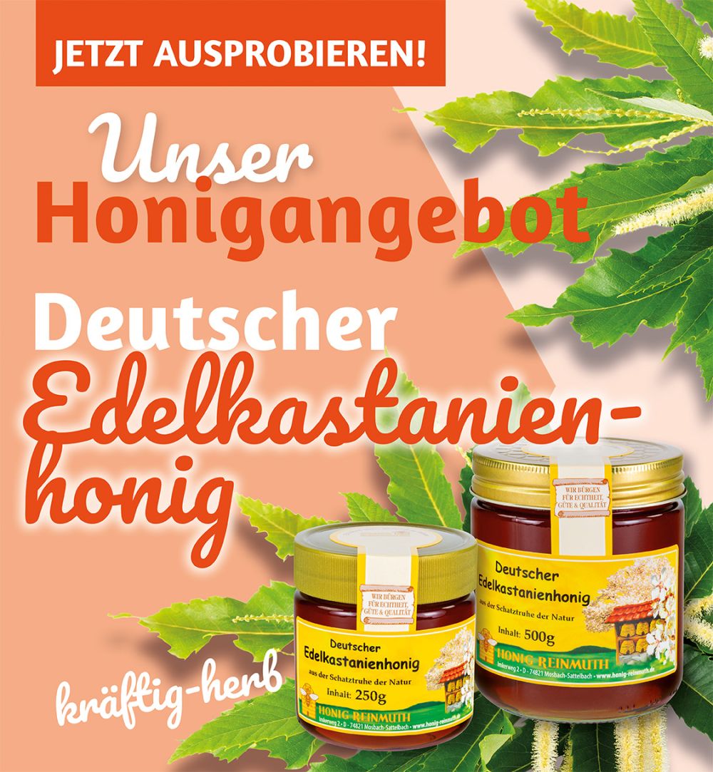 Unser Angebot: Edelkastanienhonig