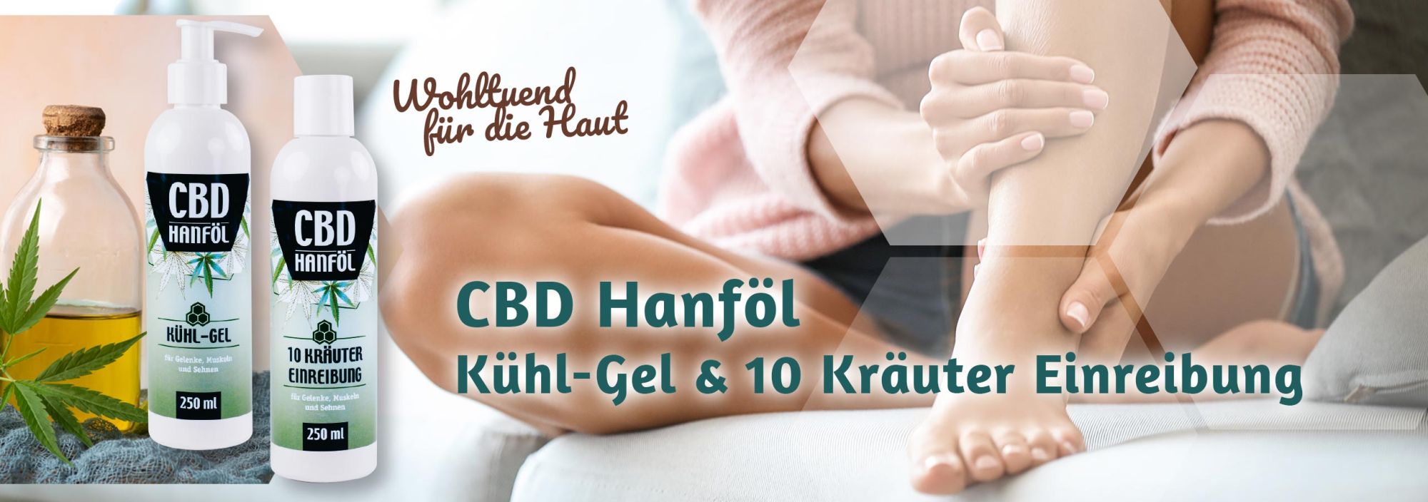 Wohltuend für die Haut: CBD Hanföl