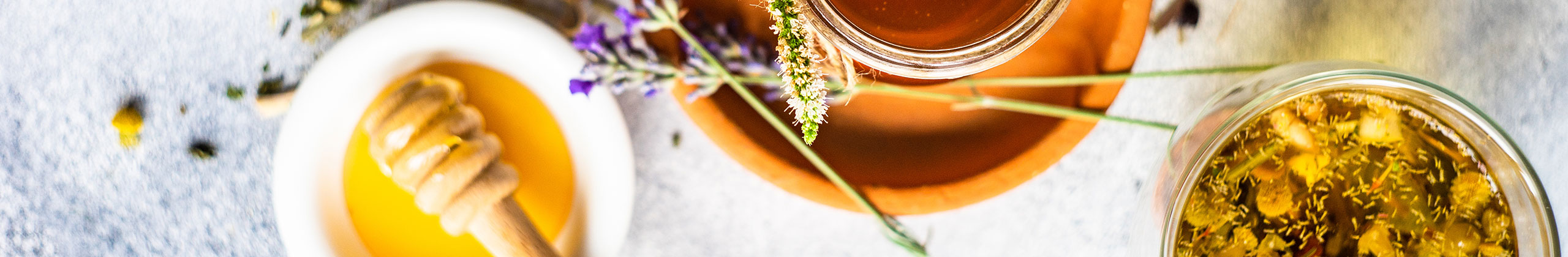 Honig und Tee