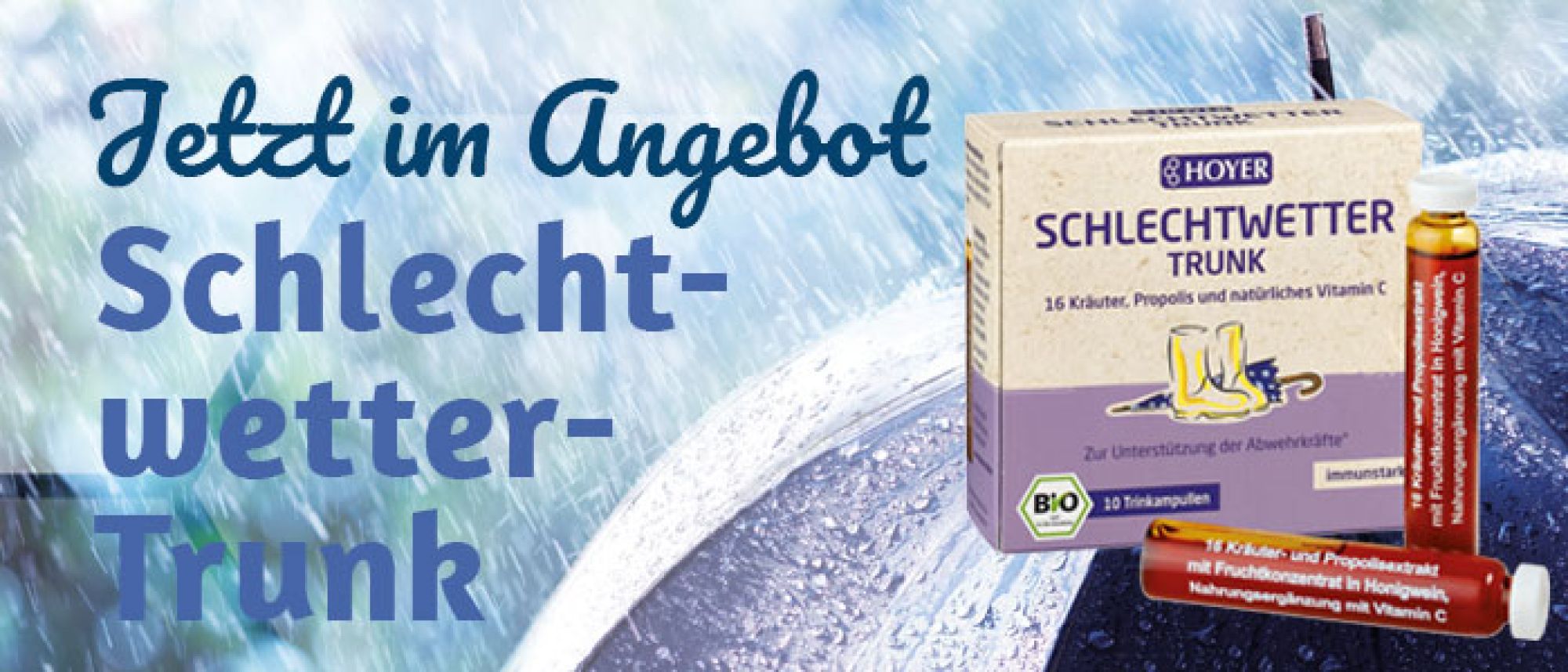 Schlechtwetter-Trunk – jetzt im Angebot