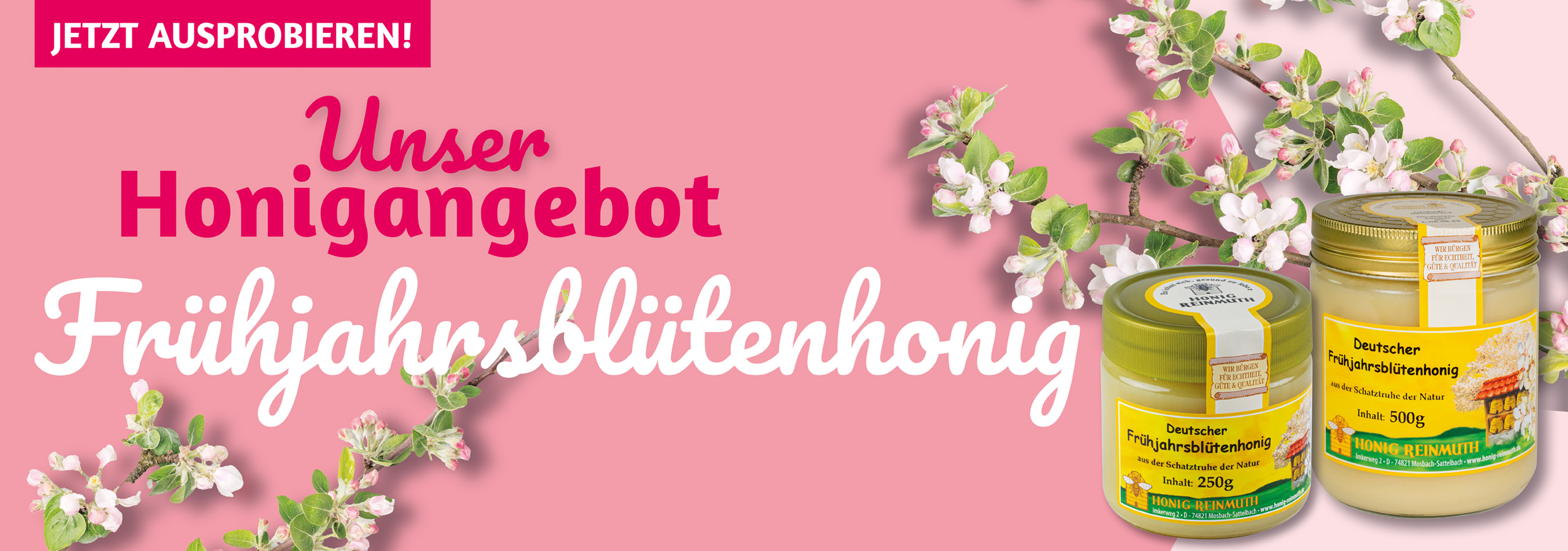 Unser Honigangbot - der Frühjahrsblütenhonig