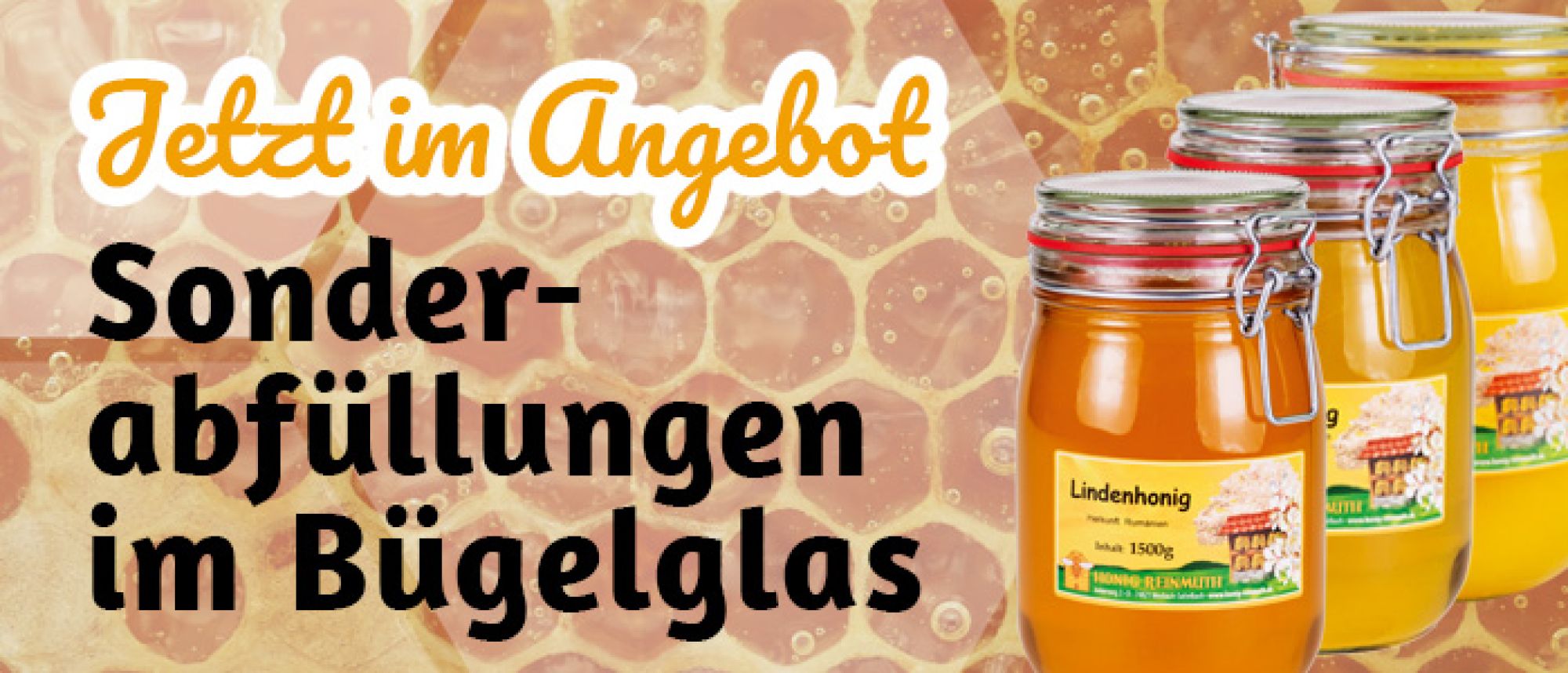 Sonderabfüllung im Bügelglas