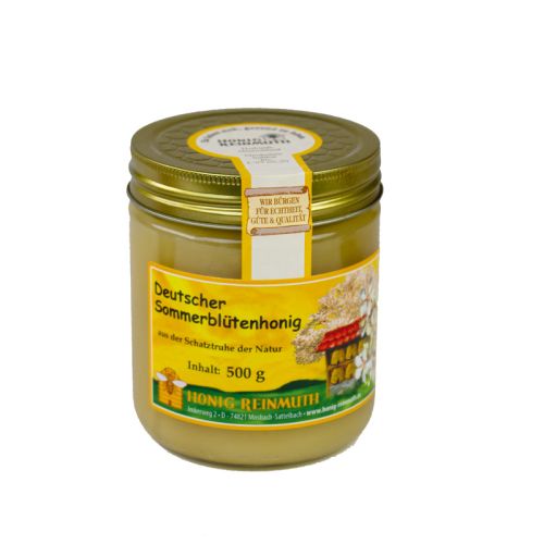 Sommerblütenhonig im 500g Glas