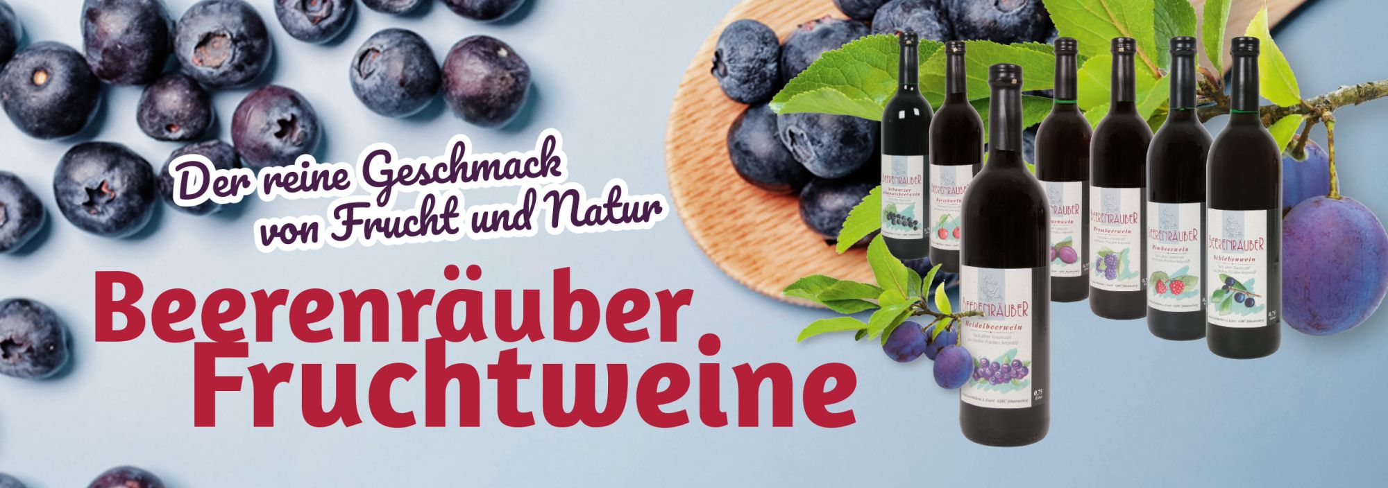 Beerenräuber Fruchtweine im Angebot