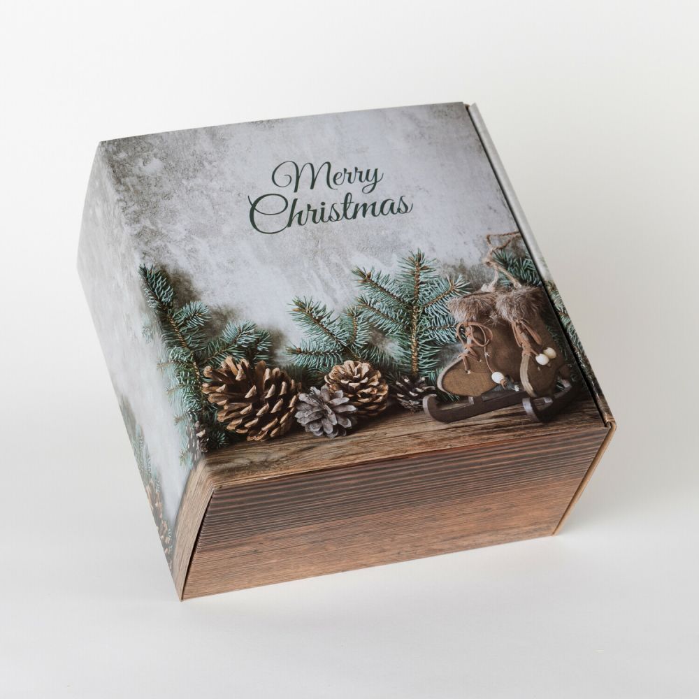 Weihnachtskarton bedruckt 