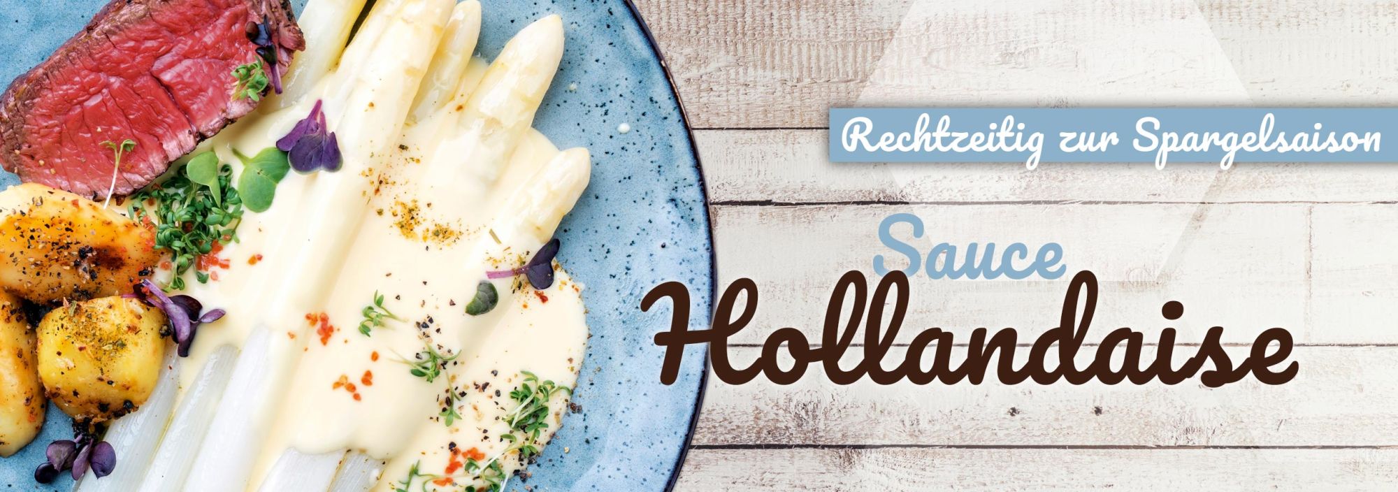 Rechzeitig zur Spargelsaison: Unsere Sauce Hollandaise