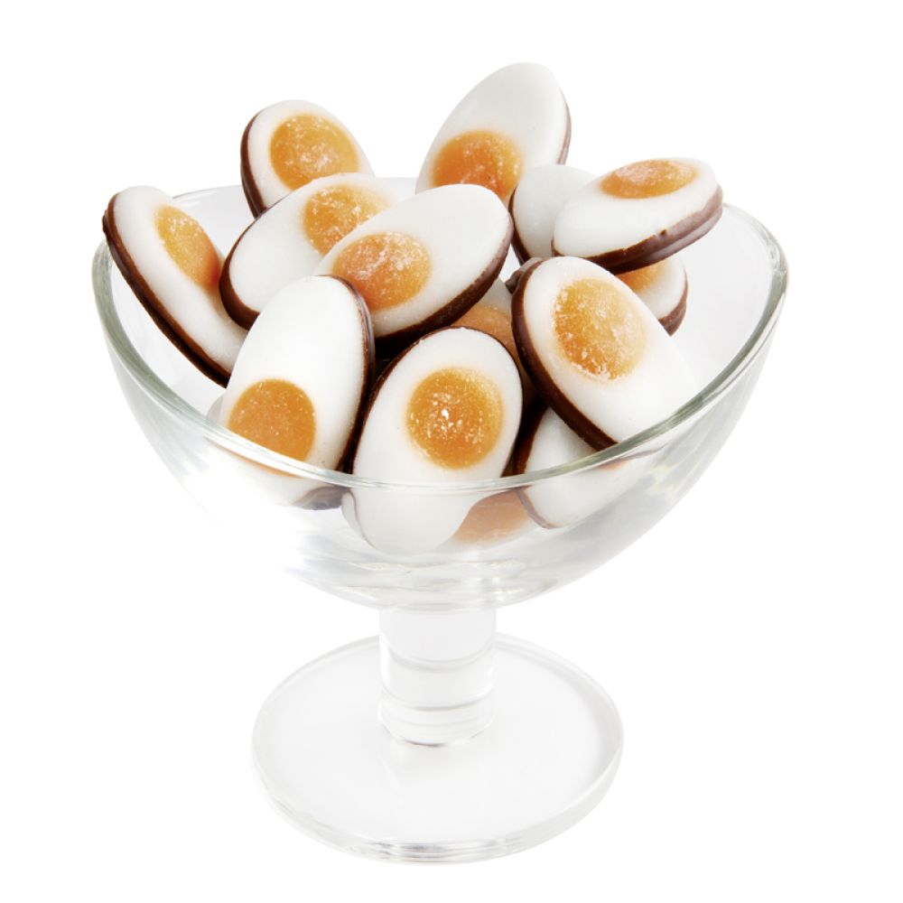 Fondant Dottereier im Glas Kelch