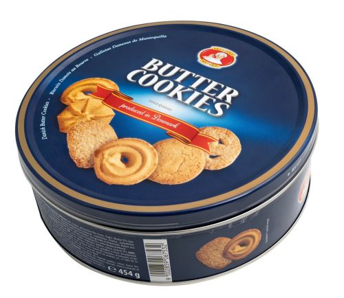 Butterkekse in der Metalldose