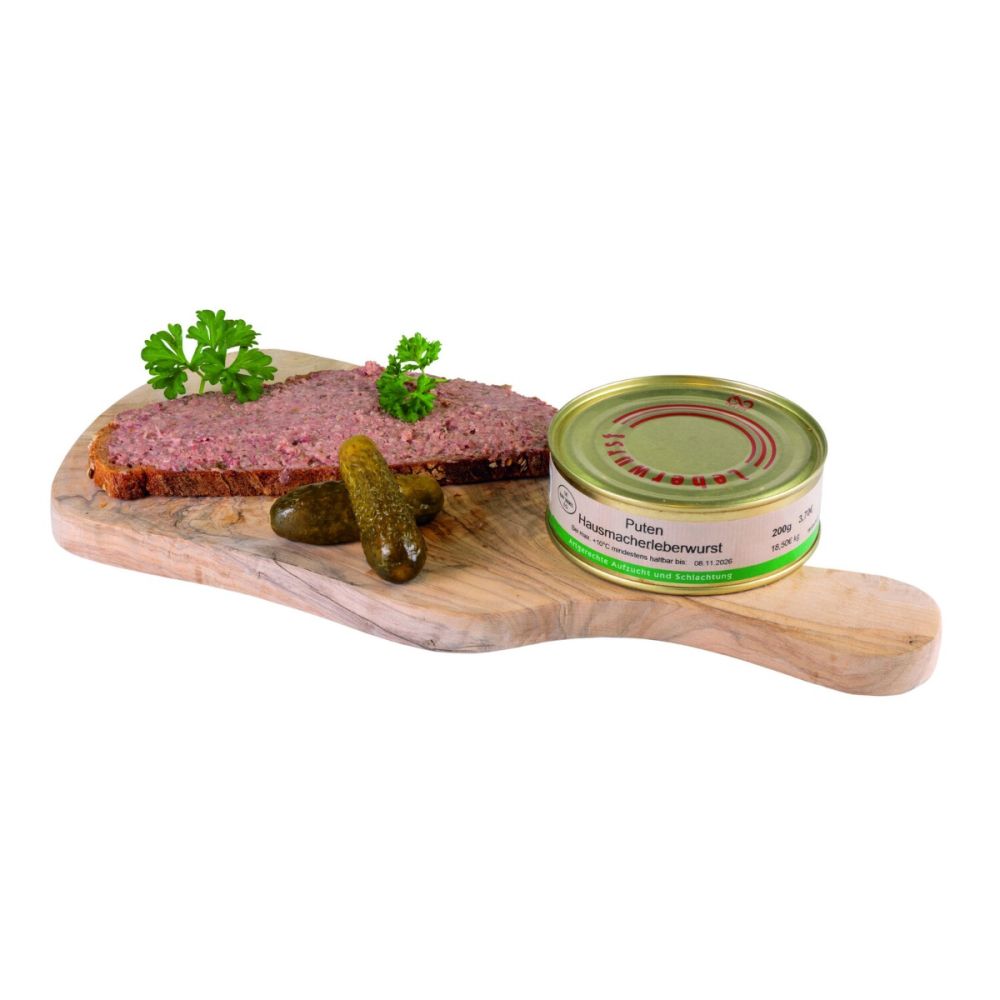 Serviervorschlag Puten Leberwurst