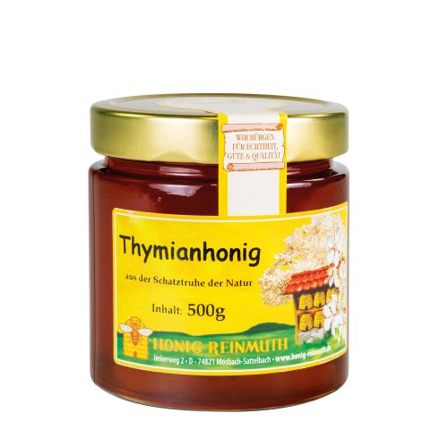 Thymianhonig im 500 g Glas