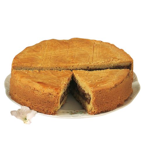 Walnusstorte mit Walnussblüte