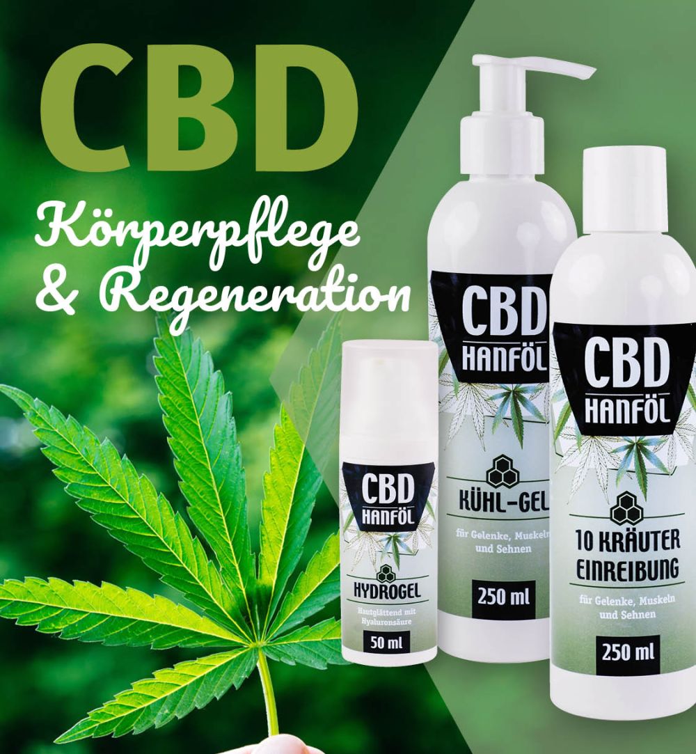 CBD Körperpflege & Regeneration