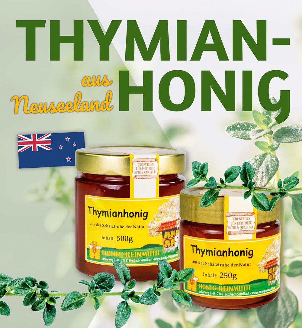 Thymianhonig aus Neuseeland
