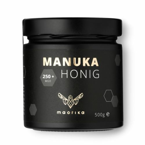 Manuka Honig MGO 250+ im lichtundurchlässigem 500 g Glas