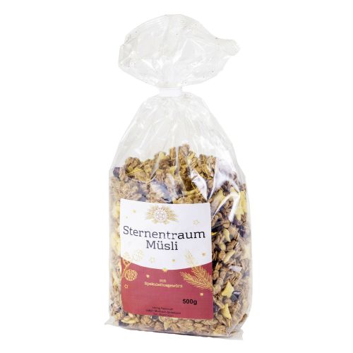 sternentraum muesli in Cellophantüte