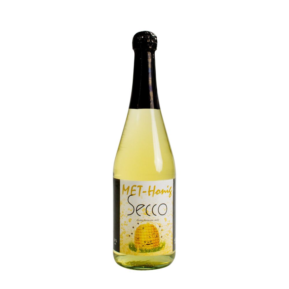 Met Honig Secco in der 750 ml Flasche