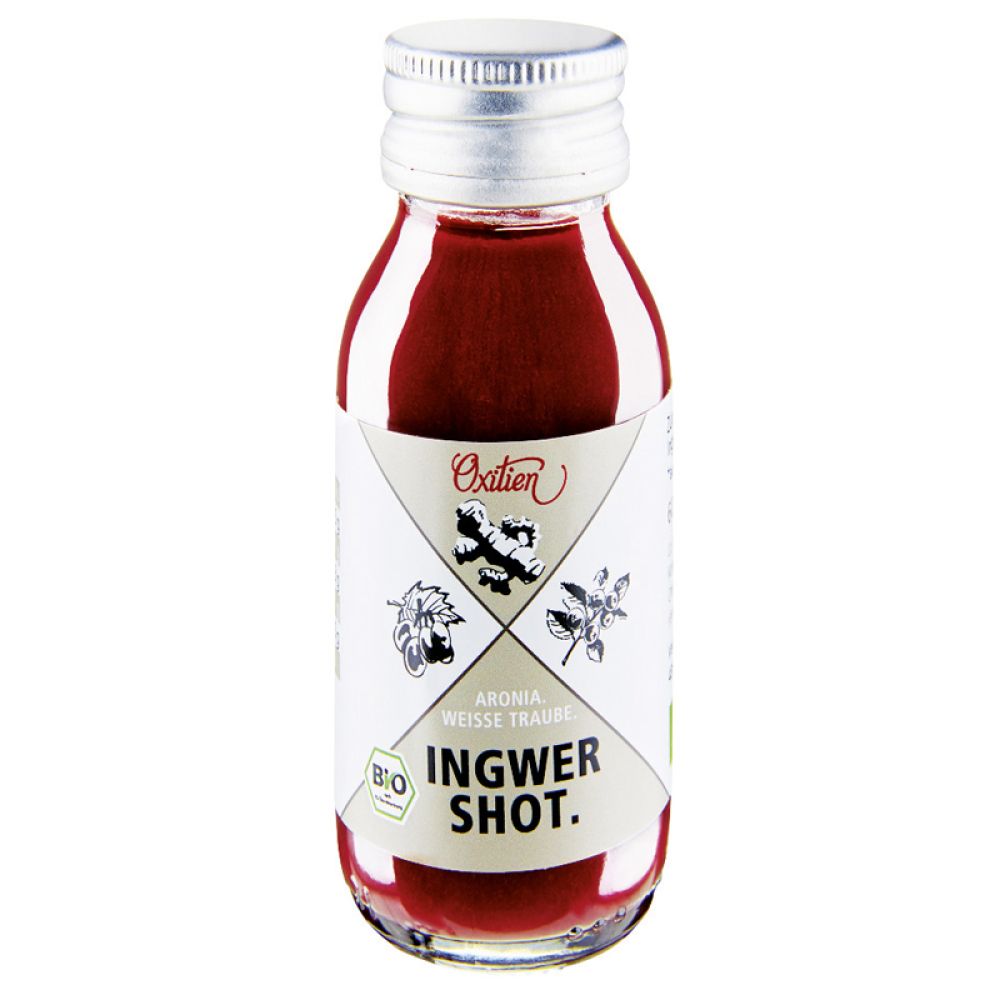 Bio Ingwer Shot im Glasfläschchen