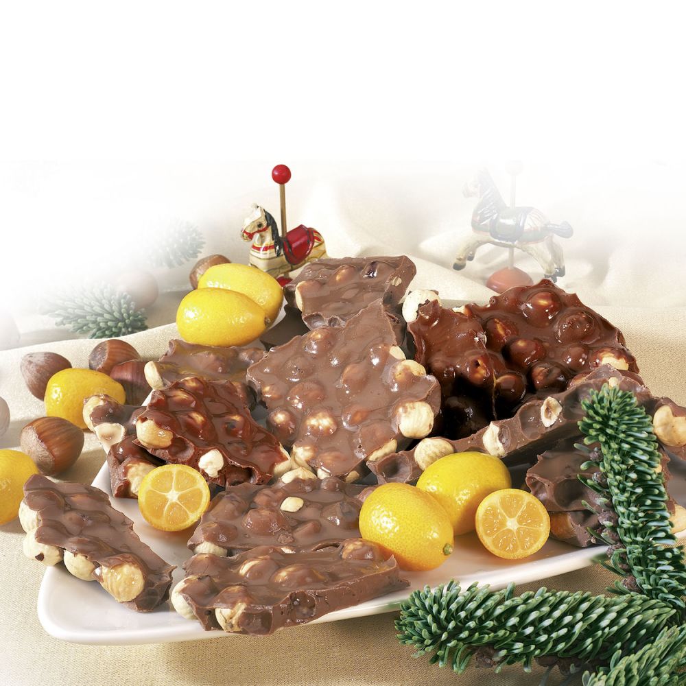 Serviervorschlag Nussbruch-Zartbitter