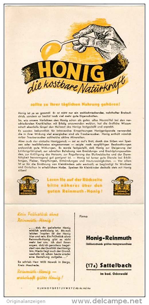 Alte Aktion, vermutlich aus den 1960er Jahren