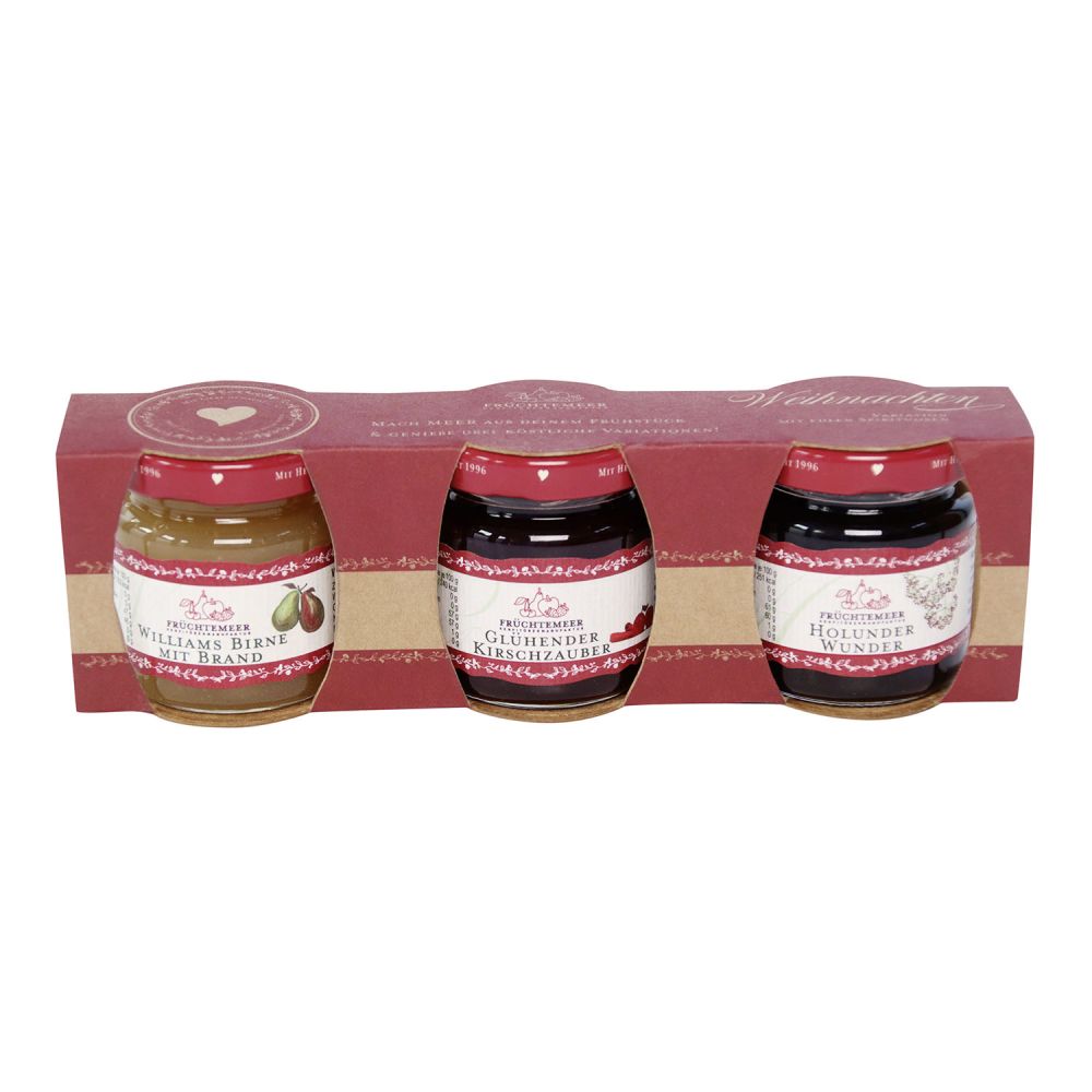 Fruchtaufsriche mit edlen Spirituosen.