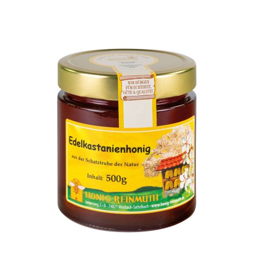 Edel-Kastanienhonig im 500 g Glas