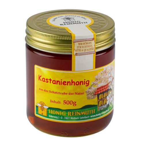 Kastanienhonig im 500 g Glas