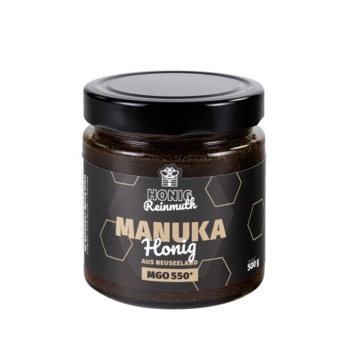 Manuka-Honig MGO 550+ im lichtundurchlässigem 500 g Glas
