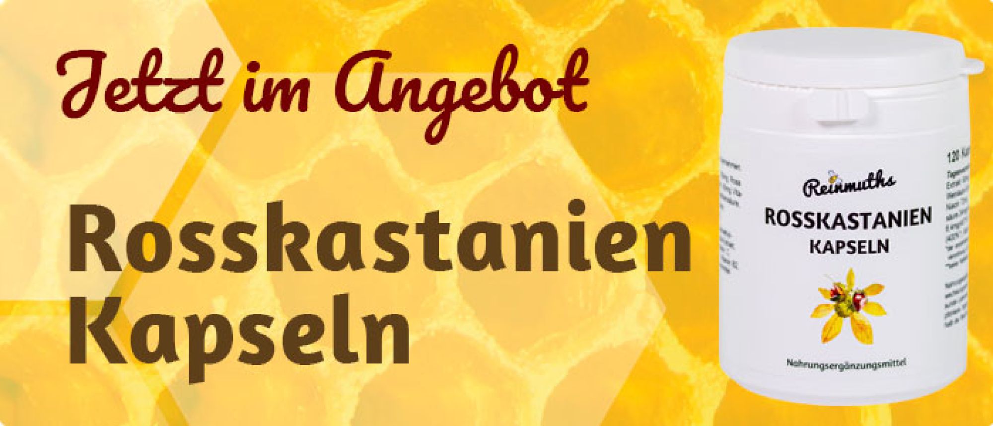 Jetzt im Angebot: Rosskastanien-Kapseln