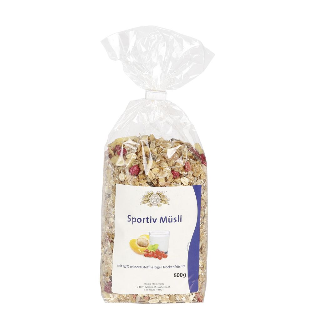 Sportiv Müsli in der 500 g Packung