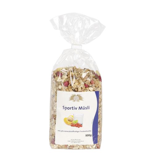 Sportiv Müsli in der 500 g Packung